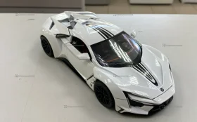 Металлическая машинка модель 'Lykan Hypersport' 1:24 21 см с открывающимися дверьми, капотом и багажником
