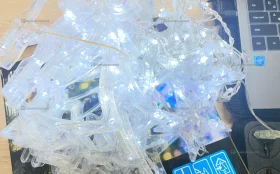 Купить Гирлянда 100м заездочки б/у , в Москва и область Цена:1200рублей