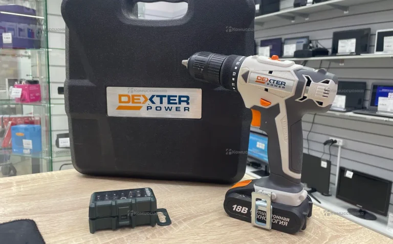 Дрель-шуруповерт Dexter Power CDT219LD.4
