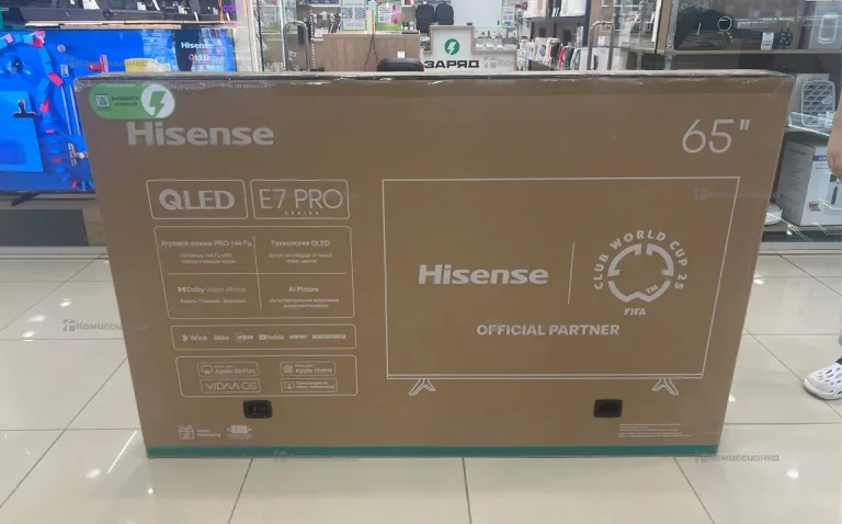 65"Телевизор LED HISENSE 65E7Q PRO