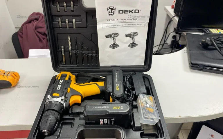 Аккумуляторная дрель-шуруповерт DEKO
