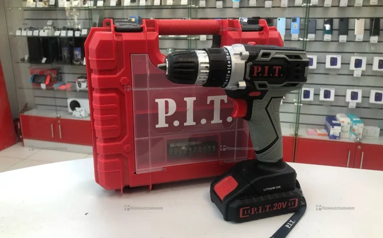 Дрель аккумуляторная P.I.T. PSR18-D3