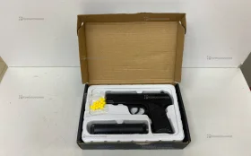 Детский пистолет на пульках БРАУНИНГ пневматический с глушителем K17A