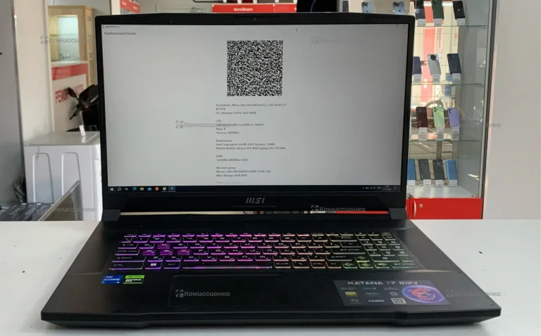 Ноутбук Msi Katana 17 b12v
