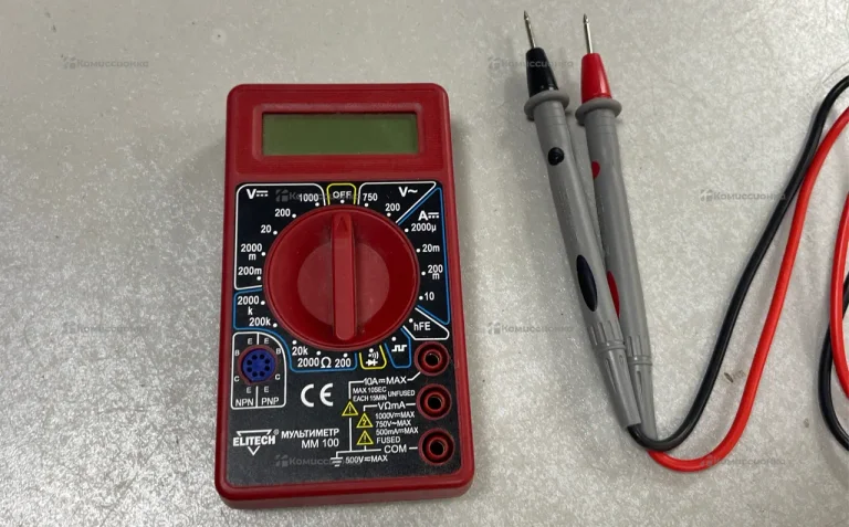 Мультиметр цифровой ELITECH ММ 100