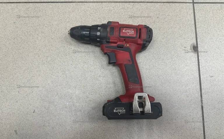 Аккумуляторная дрель-шуруповерт ELITECH ДА 18
