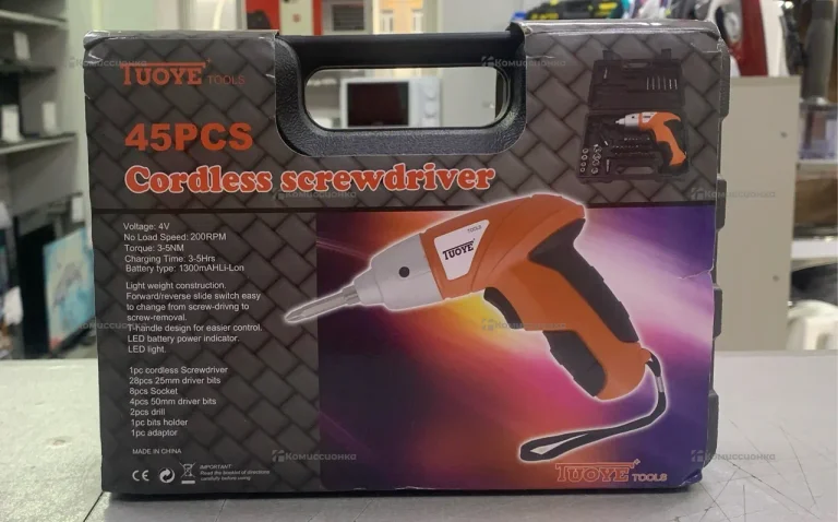 Мини-шуруповерт аккумуляторный Tuoye