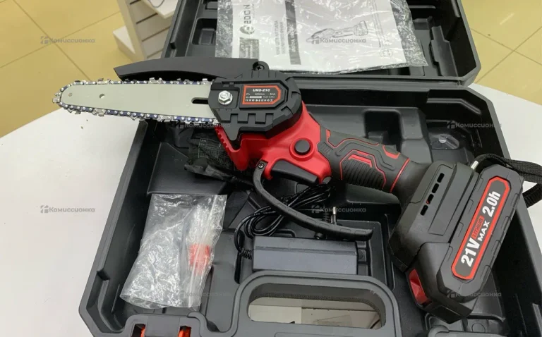 Мини цепная пила аккумуляторная Edon UNS-21