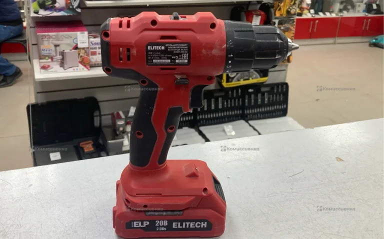 Дрель-шуруповерт Elitech ДА 20-2CЛ