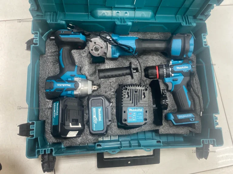 Набор Аккумуляторного Инструмента Makita Rep Ушм,