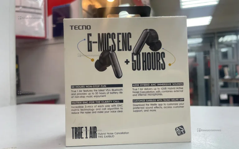 Наушники Tecno True 1 air