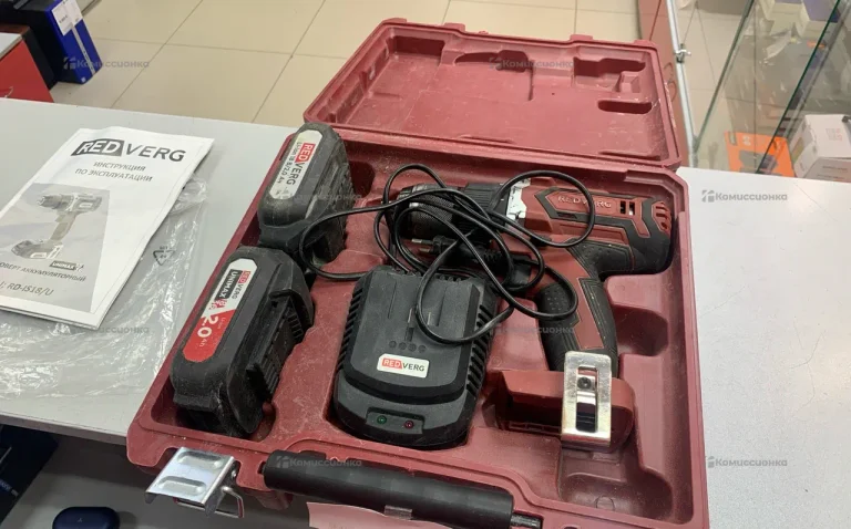 Аккумуляторная дрель-шуруповерт RedVerg RD-S18C/U