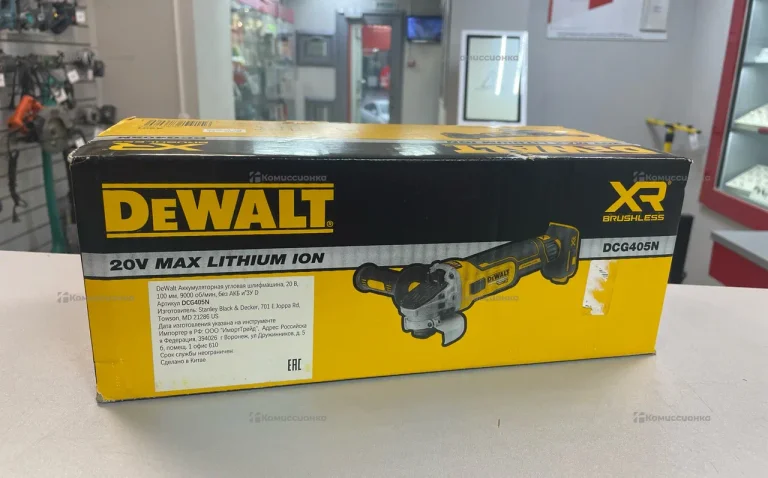 аккумуляторная болгарка dewalt dcg405n