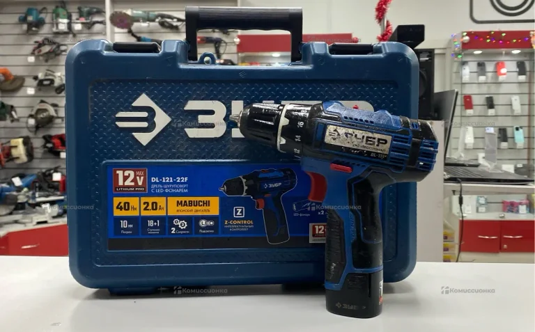 Дрель-шуруповнрт ЗУБР DL-121-22F