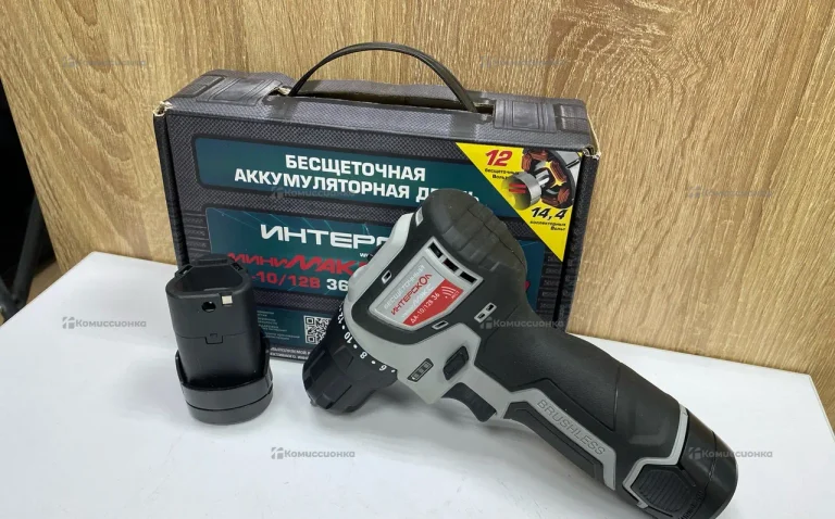 Дрель-шуруповерт ИНТЕРСКОЛ ДА-10/12 В