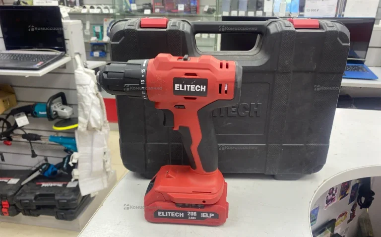 Дрель-шуруповерт ELITECH ДА 20-2СЛ