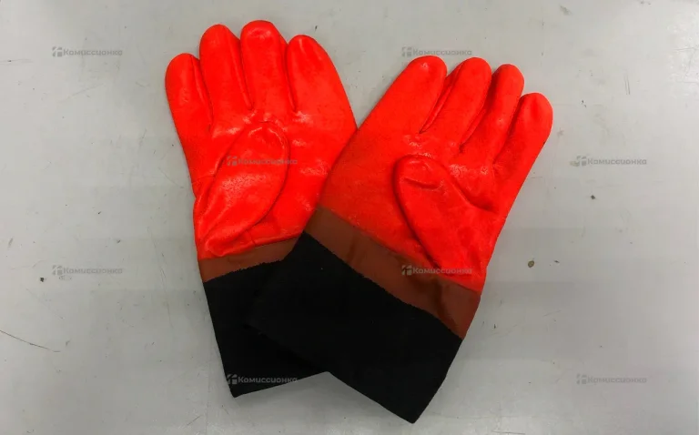 Перчатки строительные Оранжевые