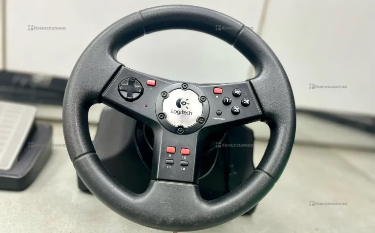 Logitech E-UK12 руль и педали