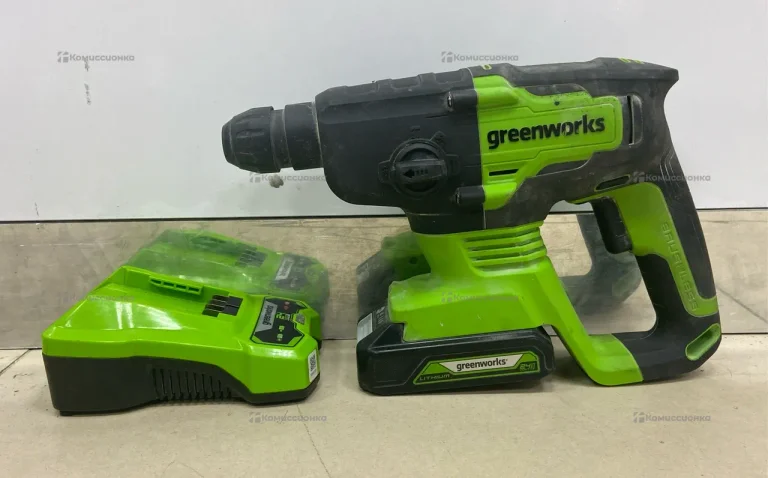 Перфоратор аккумуляторный greenworks GD24SDS2