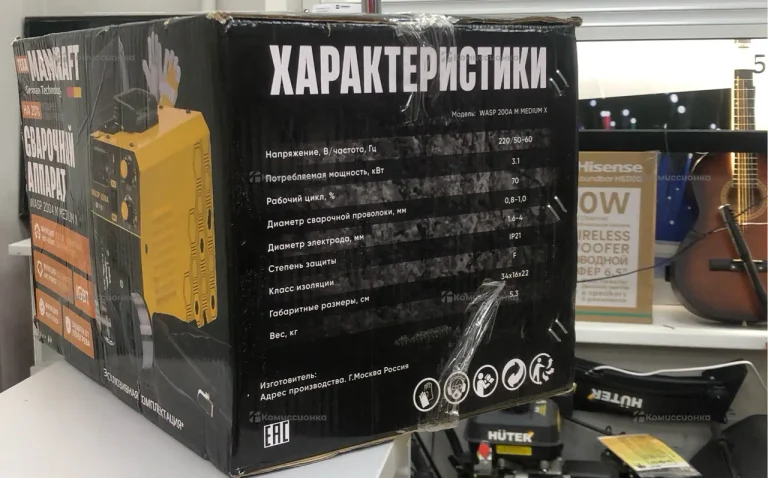 Сварочный аппарат mancraft wasp 200a m medium x
