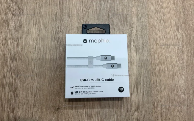 Кабель Mophie Type-C to Type-C 100W 1m White