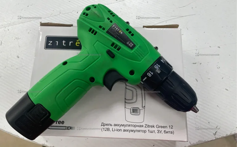 шуруповерт zitrek green 12