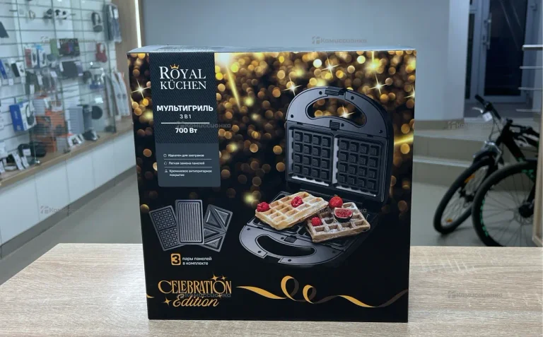 Мультигриль 3в1 Royal KUCHEN 700вт