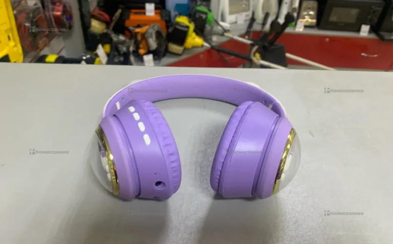 Наушники  сиреневые