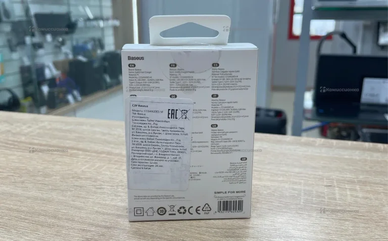 Блок Baseus GaN5(mini) 1C 3 A 20 Вт
