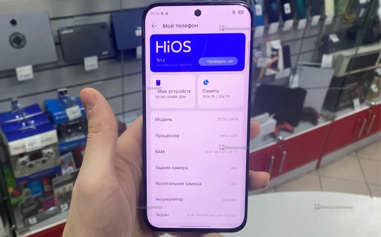 Tecno Spark Slim 8/256 ГБ