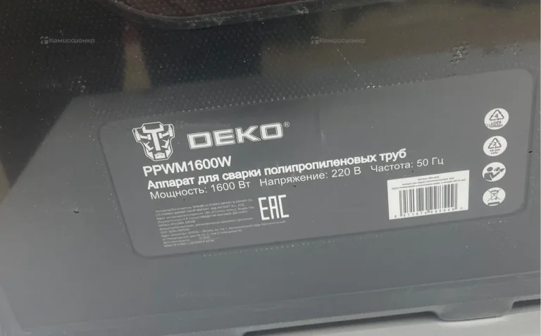 Аппарат для раструбной сварки DEKO PPWM1600w
