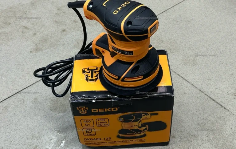 Эксцентриковая шлифмашина сетевая DEKO DKG400-125