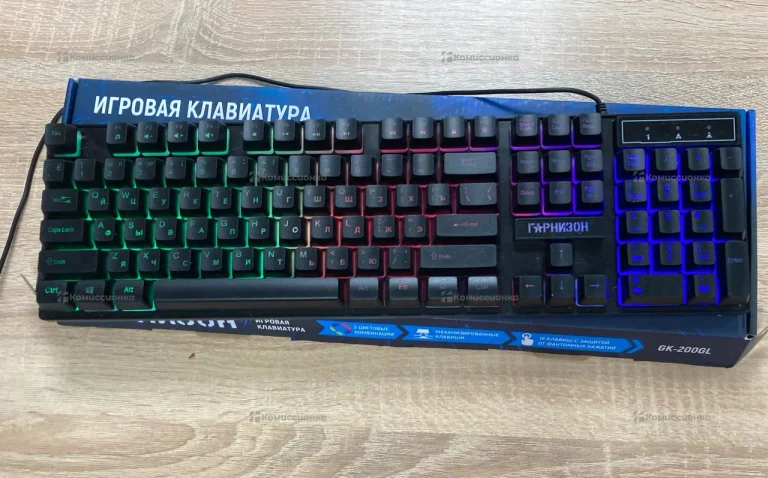 Клавиатура  игровая гарнизон gk 200gl
