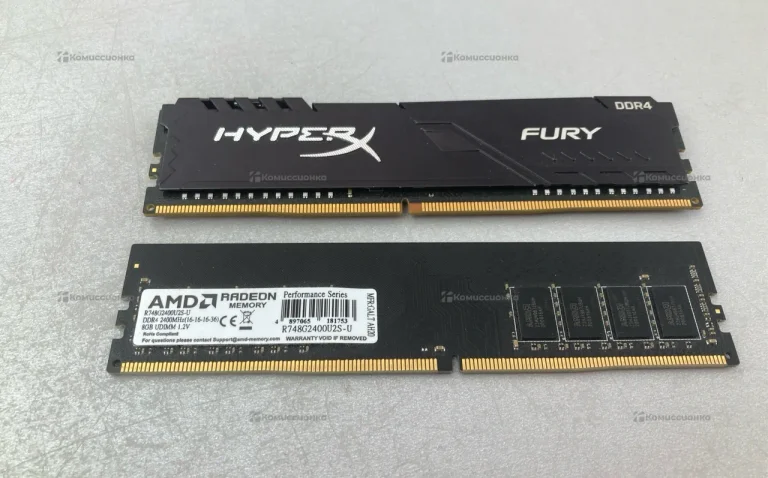 Оперативная память HyperX fury ddr4 2666мгц + AMD