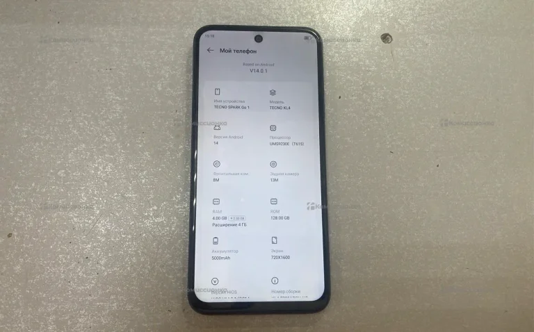 Tecno spark go 1 4/128