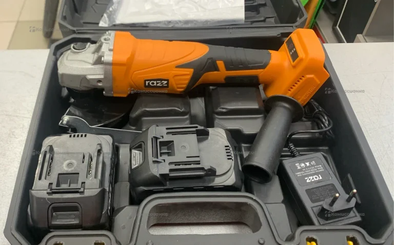 Аккумуляторная УШМ Razz AG-213KR