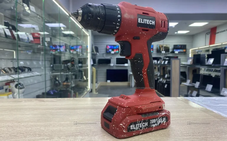 Дрель-шуруповерт Elitech ДА 20-2СЛ
