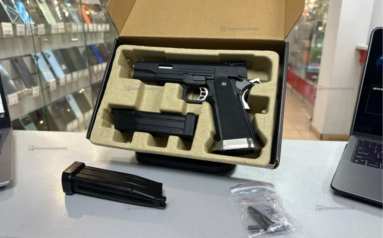 Пистолет WE Hi Capa 5.1 Force (Ruled) BK (WE-H001