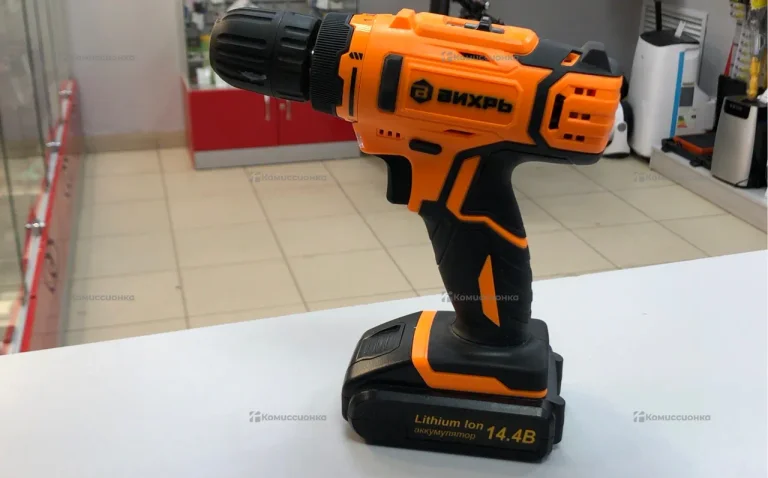Дрель-шуруповерт ВИХРЬ ДА-14,4-2К
