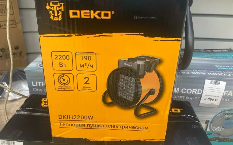 1 Тепловая Пушка Deko DKIH2200W