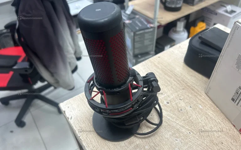 Микрофон USB  игровой для стриминга HyperX QuadCa