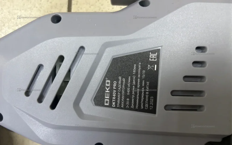 Триммер аккумуляторный Deko DKTR40V pro