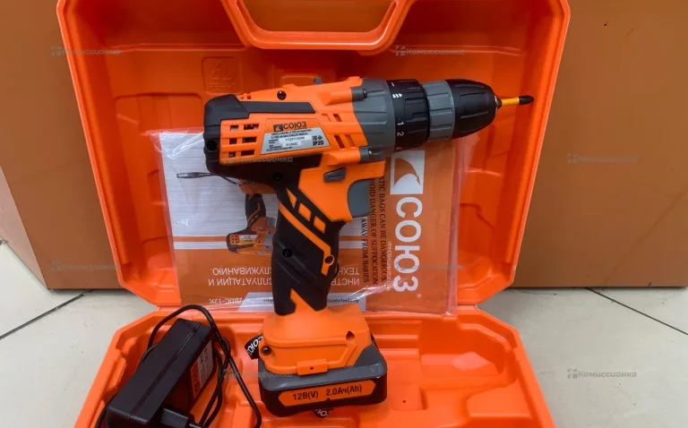 Аккумуляторная дрель-шуруповерт СОЮЗ ДШС-12К