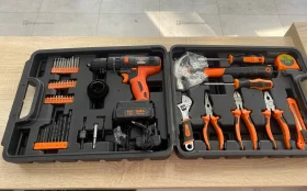 Шуруповерт isma 16v с набором инструментов