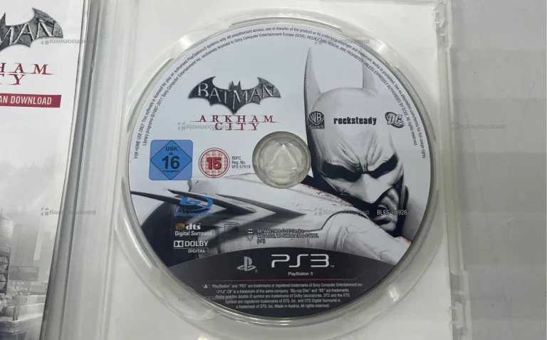 Диск ps3 Batman Arkham City