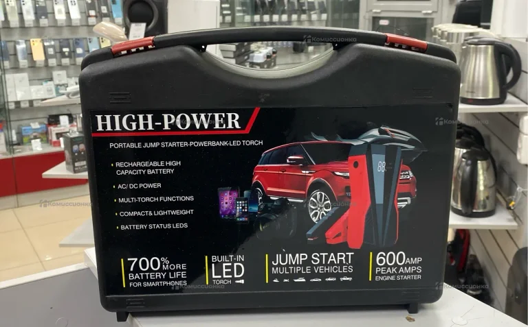 Пусковоеустройство для аккамуляторов High-Power и автокомпрессор