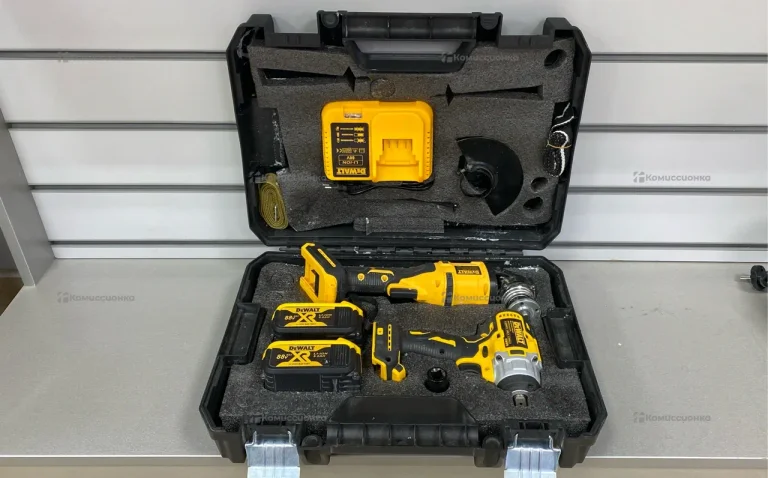 набор Dewalt болгарка и Гайковерт