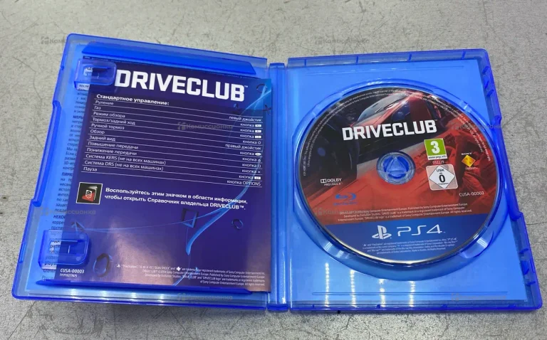 PS4. игра Driveclub PS4