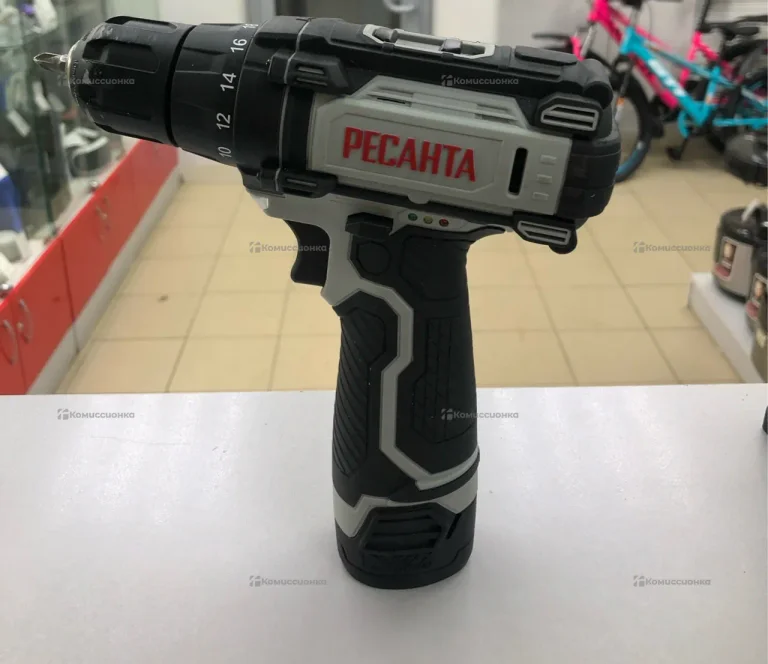 Аккумуляторная дрель-шуруповерт РЕСАНТА ДА-12-2ЛК