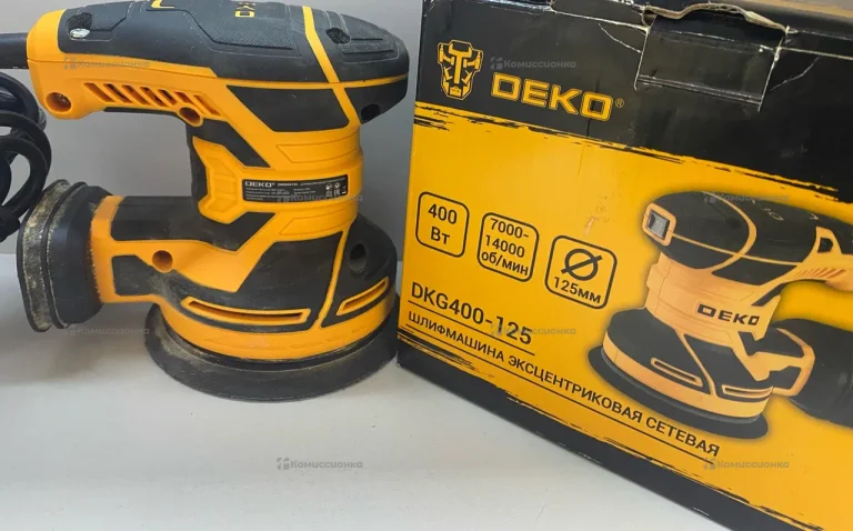 Шлифмашина эксцентриковая Deko DKG400-125